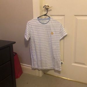 White striped t shirt